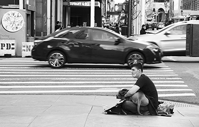 Homeless : Street Life : New York : Personal Photo Projects : Photos : Richard Moore : Photographer